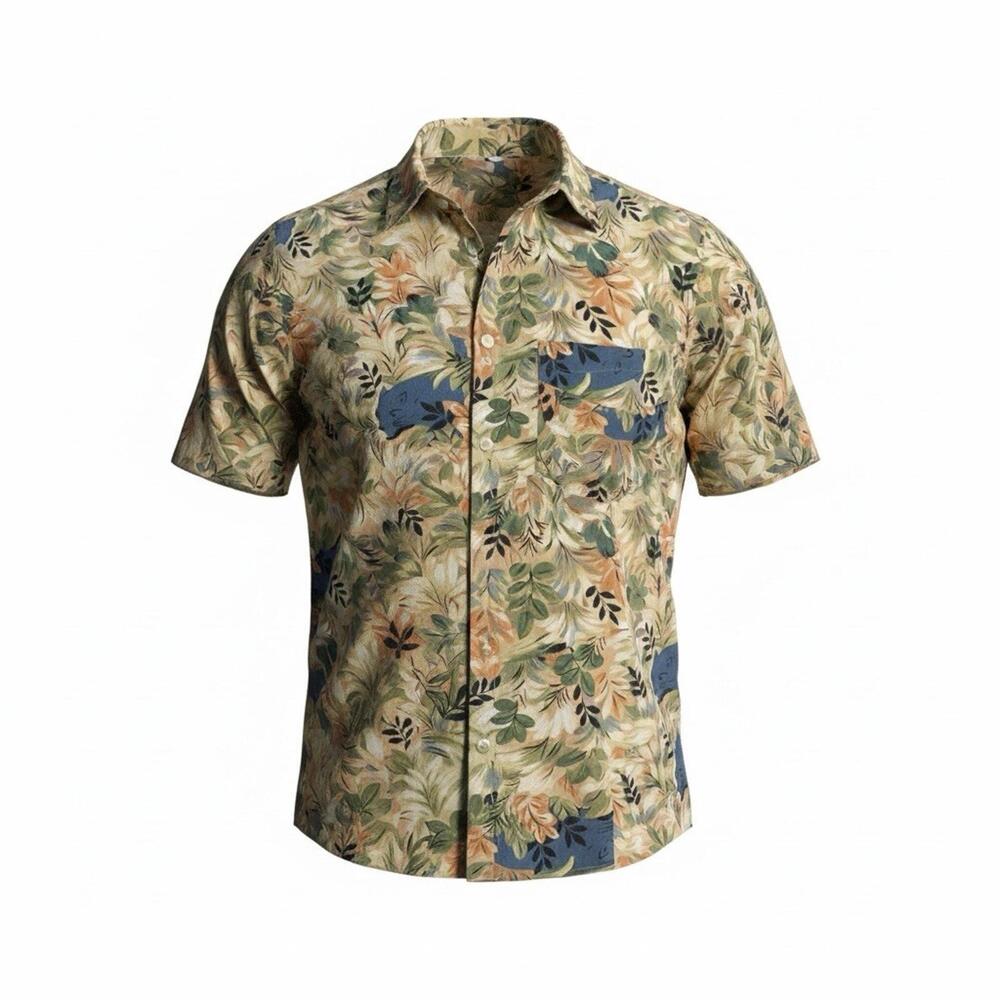 Competitive Edge For Neiman Marcus Hawaiian Style Shirt Tropical Floral Medium